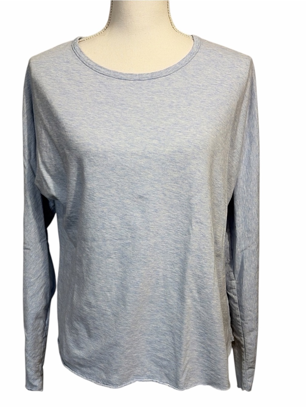Frank & Eileen Tee Lab Vintage Jersey Top Size Medium Heather Blue